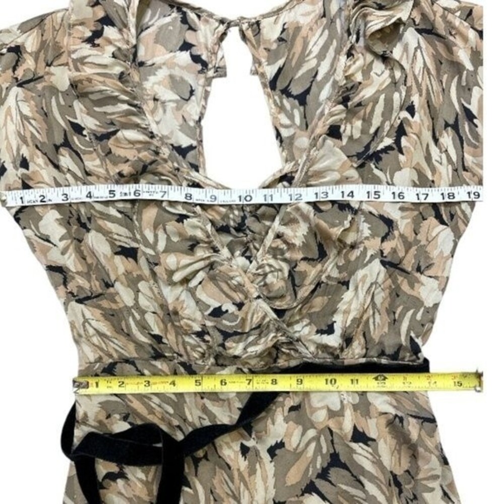 Betsey Johnson Vintage Silk Floral Dress Women's Romantic 1990s Y2K Boho Sz 4 - Picture 13 of 16